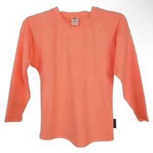 NWOT Spirit Jersey Youth Small Neon Pink Rash Guard UPF Sun Protection LS